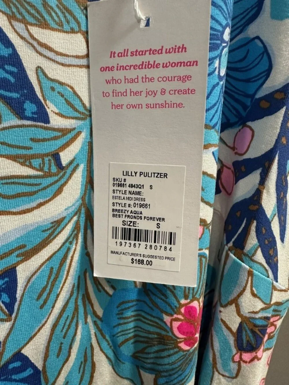 Lilly Pulitzer Estella Midi Dress NWT - Picture 5 of 5